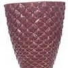 Vaso Diamante Vinho Cerâmica  22x25cm